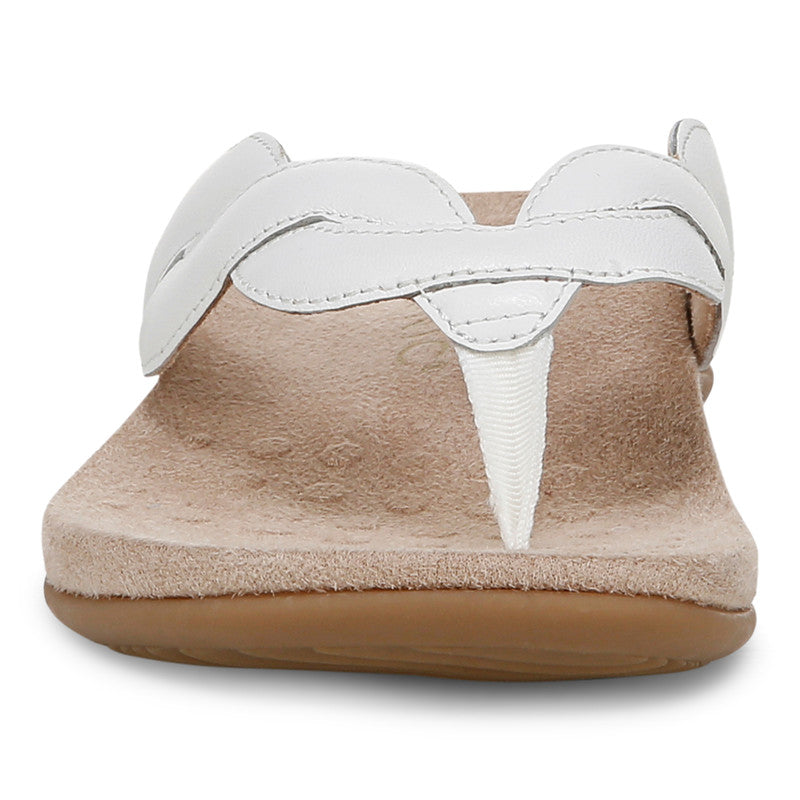 Vionic Bella Braid Sandals - White