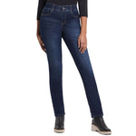 Tribal Sophia 5 Pocket Curvy Straight Petite Jeans - DeepOcean*