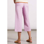 Tribal 24-Inch Brooke Wide Leg Capri Jeans With Patch Pockets - Orchid Rose