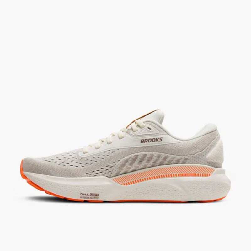 Brooks Mens Adrenaline GTS 24 Shoes - Coconut / Portabella / Orange