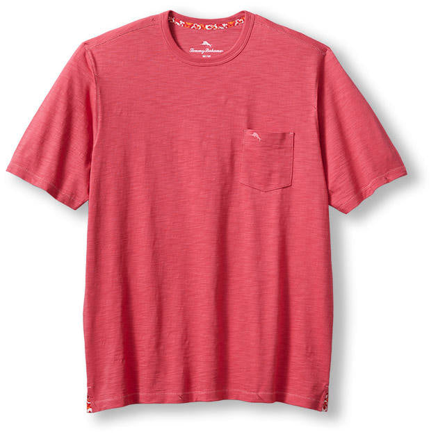 Tommy Bahama Bali Beach Crew T-Shirt - Raspberry Wine