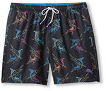 Tommy Bahama 6-Inch Naples Spotted At Sea Swim Trunks - Black