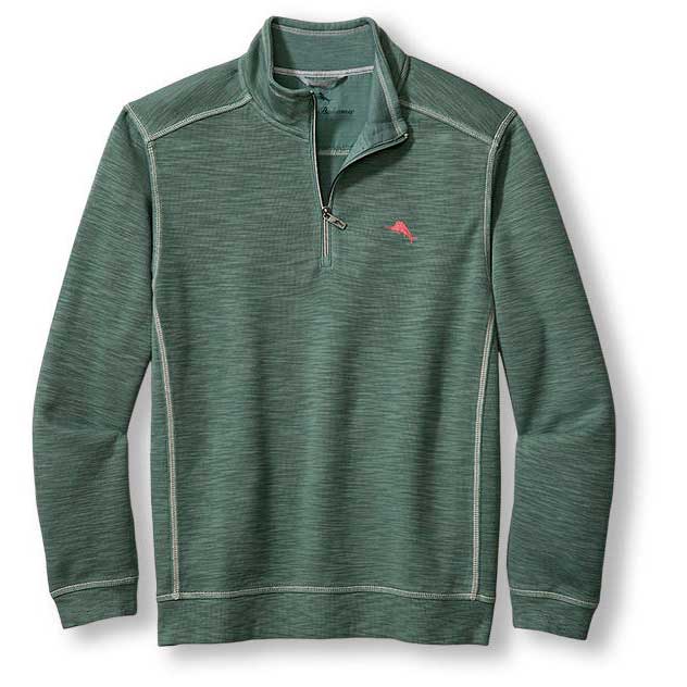 Tommy Bahama Tobago Bay Half Zip Sweater - Trout