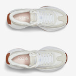 Kizik Womens Monaco Shoes - White / Moonbeam