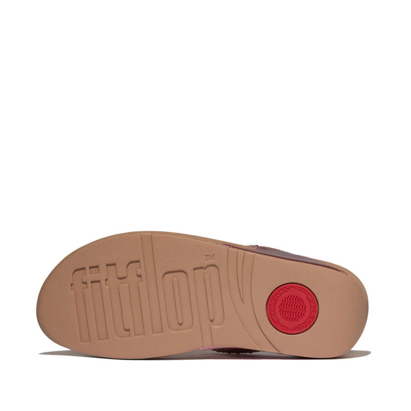 FitFlop Lulu Crystal-Mix Metallic Toe-Post Sandals in Metallic