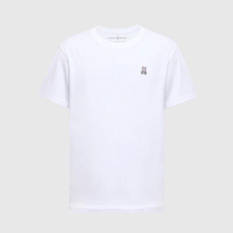 Psycho Bunny Classic Crew Neck T-Shirt in White – Island Trends