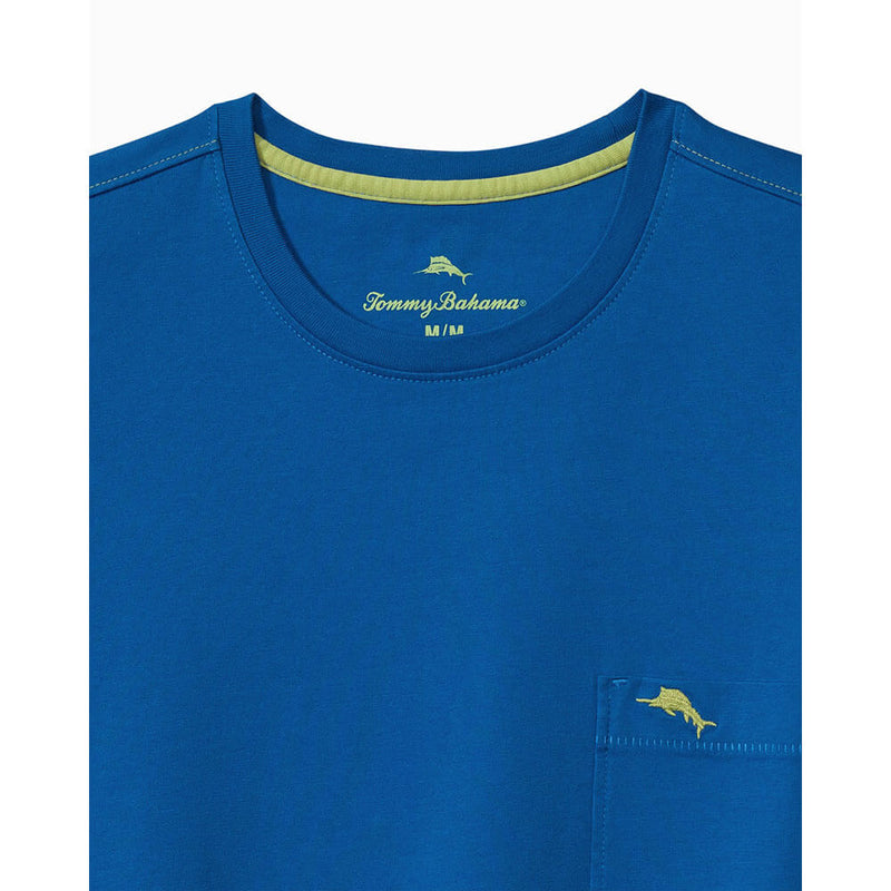 Tommy Bahama Big & Tall New Bali Skyline T-Shirt - Cobalt Sea