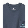 Tommy Bahama Big & Tall Rumming Back Wine Retriever T-Shirt - Navy Heather