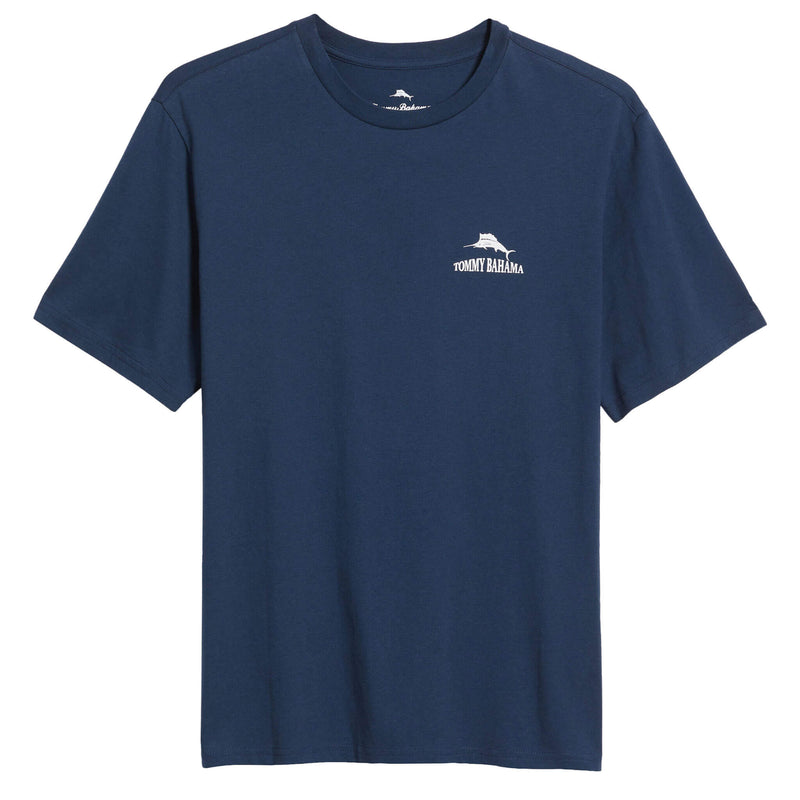 Tommy Bahama Men's Big & Tall Batter On Deck T-Shirt - Navy