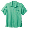 Tommy Bahama Big & Tall Tropic Isles Camp Shirt - Aqua Aloha