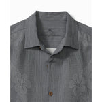 Tommy Bahama Big & Tall Bali Border Camp Shirt - Shadow