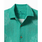 Tommy Bahama Big & Tall Bali Border Camp Shirt - Gulf Shore