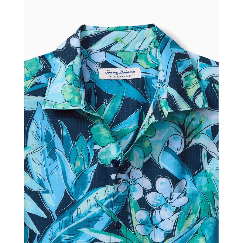 Tommy Bahama Big & Tall Bahama Coast Jungle Haven Camp Shirt - Oceanfront