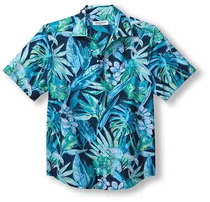 Tommy Bahama Big & Tall Bahama Coast Jungle Haven Camp Shirt - Oceanfront