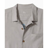 Tommy Bahama Men's Big & Tall Anchor Management Embroidered Silk Camp Shirt - Ultimate Gray