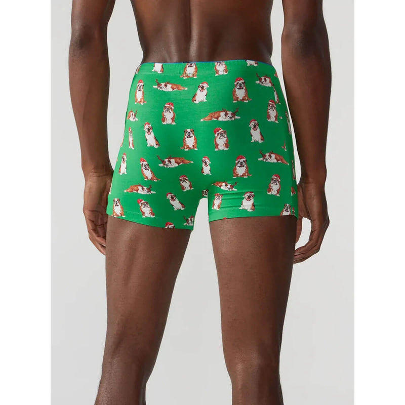 Chubbies The Frankies Boxer Briefs - Bright Green - Pattern Base (Includes Plaids)