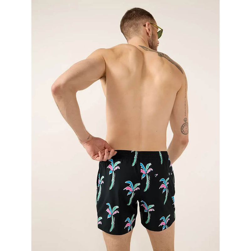 Chubbies 5.5-Inch The Havana Nights Swim Trunks - Black - Pattern Base (Plaids)