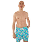 Chubbies 5.5-Inch The Wild Tropics Swim Trunks - Medium Blue