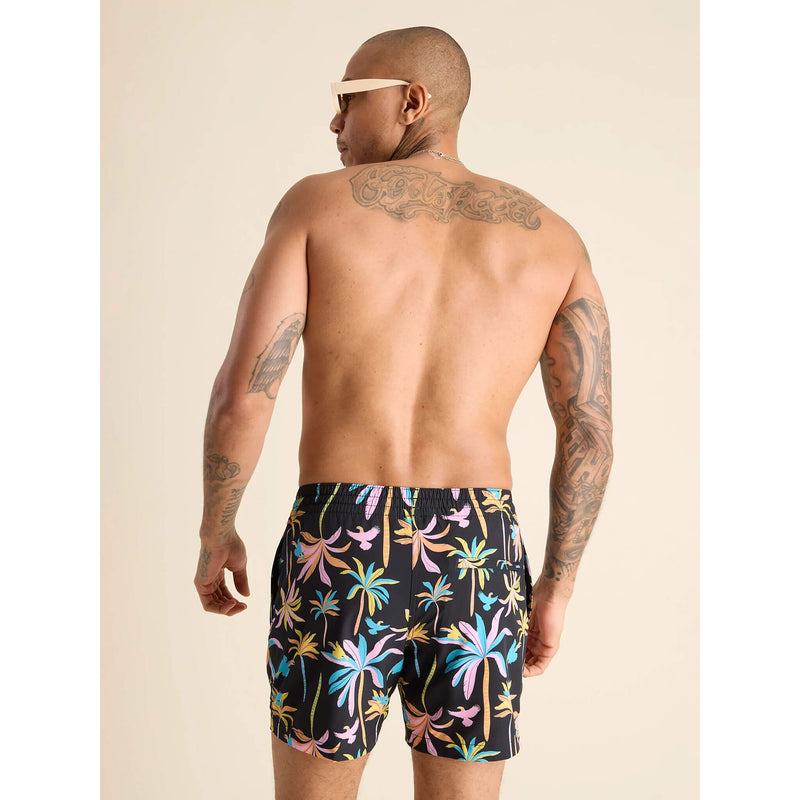 Chubbies 5.5-Inch The Black Light Nights Swim Trunks - Black