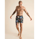 Chubbies 5.5-Inch The Black Light Nights Swim Trunks - Black