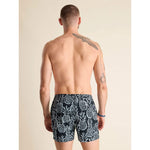 Chubbies 5.5-Inch The Midnight Thigh-napples Swim Trunks - Black - Pattern Base (Plaids)