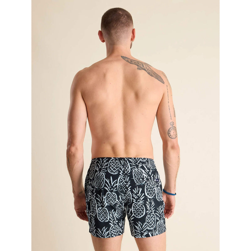 Chubbies 5.5-Inch The Midnight Thigh-napples Swim Trunks - Black - Pattern Base (Plaids)