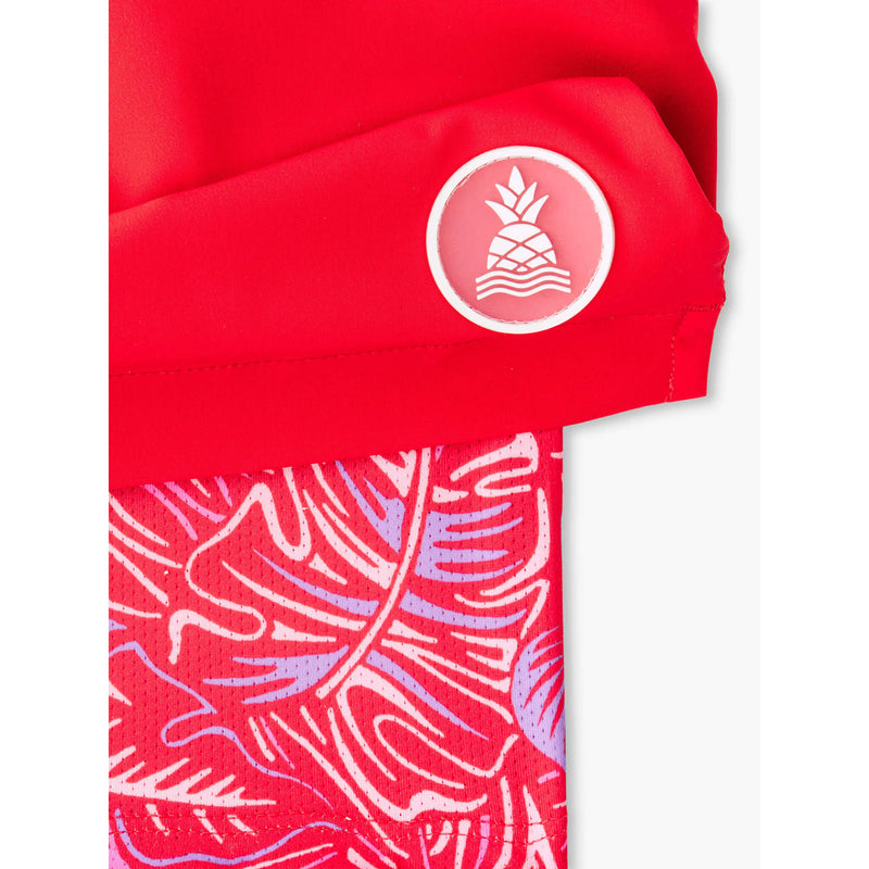 Chubbies 5.5-Inch The Fired Ups Swim Trunks - Bright Red