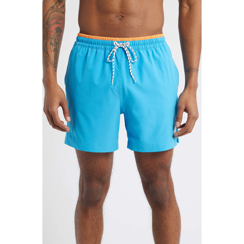 Chubbies 5.5-Inch The Blue Barracudas Swim Trunks - Bright Blue - Solid