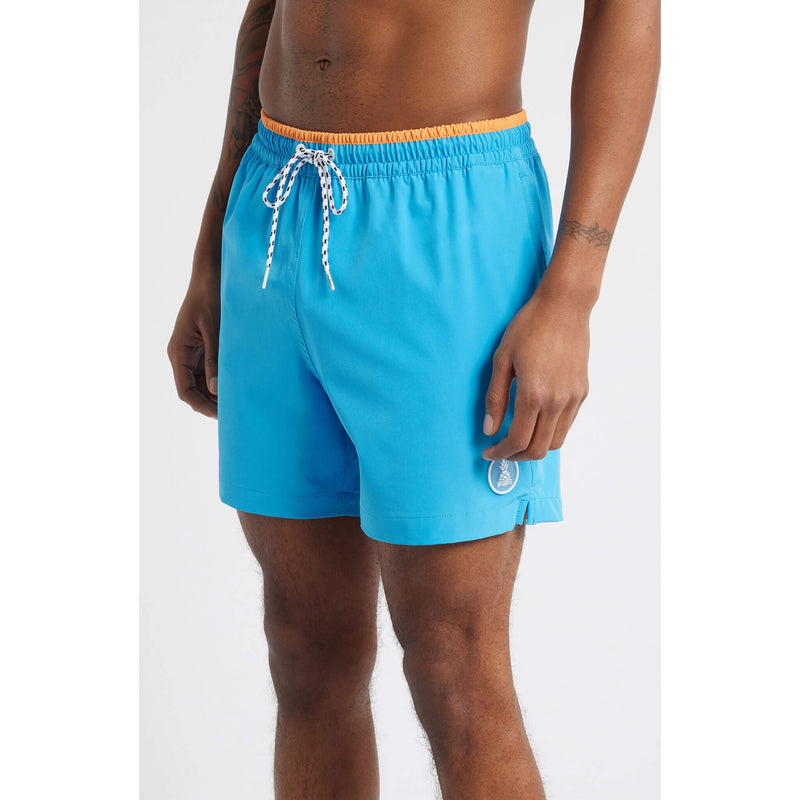 Chubbies 5.5-Inch The Blue Barracudas Swim Trunks - Bright Blue - Solid