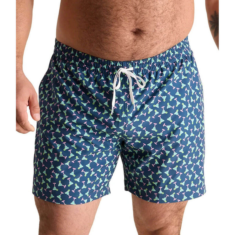 Chubbies 5.5-Inch The Margarita Mondays Swim Trunks - Navy