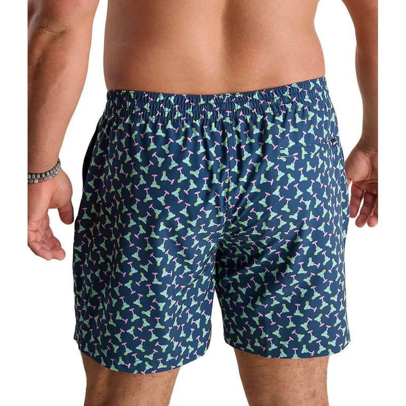 Chubbies 5.5-Inch The Margarita Mondays Swim Trunks - Navy