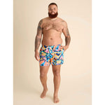 Chubbies 5.5-Inch The Exploding Nachos Swim Trunks - Bright Pink