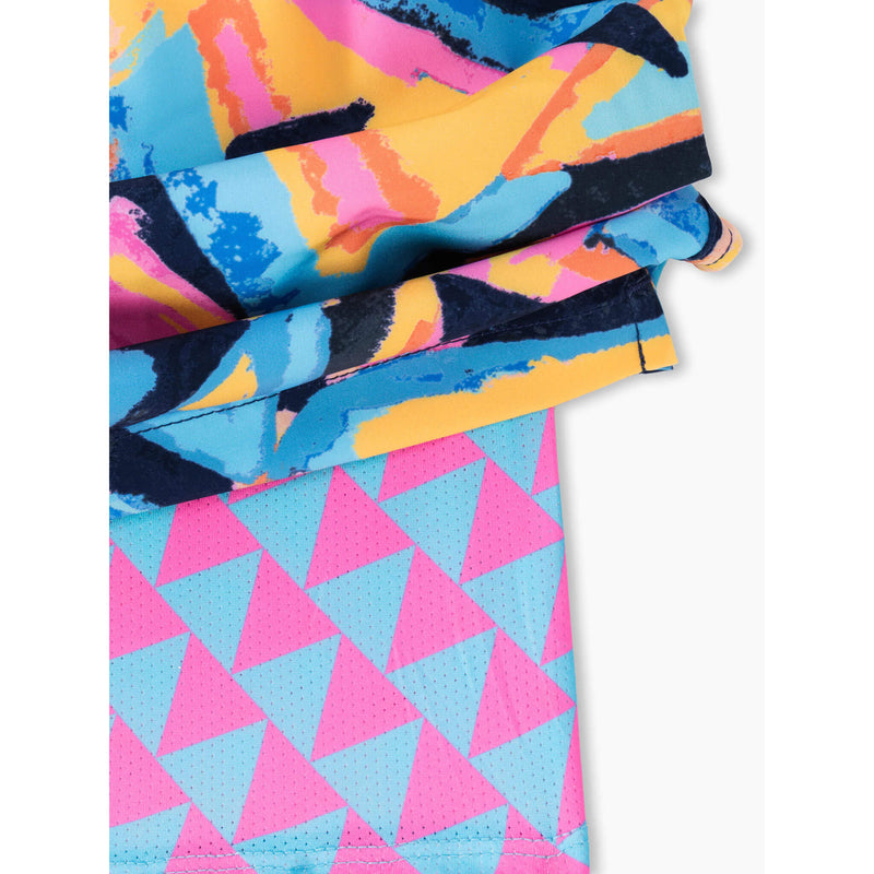 Chubbies 5.5-Inch The Exploding Nachos Swim Trunks - Bright Pink