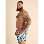 Chubbies 5.5-Inch The Exploding Nachos Swim Trunks - Bright Pink