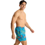 Chubbies 5.5-Inch The Coral Quarrels Swim Trunks - Bright Blue