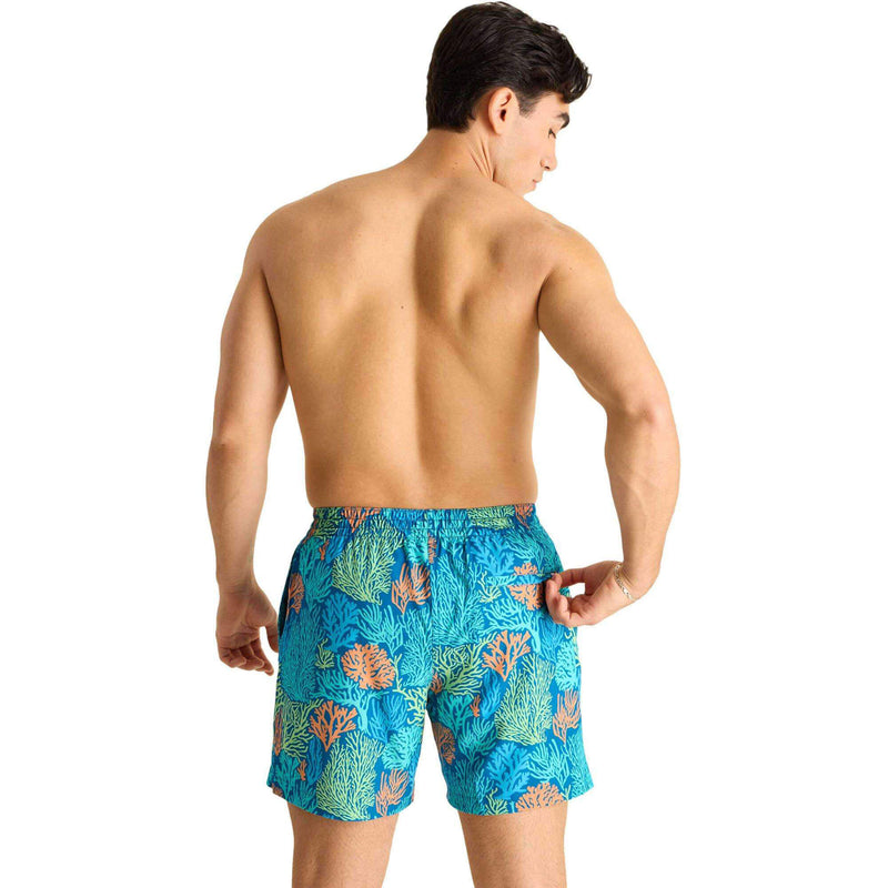 Chubbies 5.5-Inch The Coral Quarrels Swim Trunks - Bright Blue
