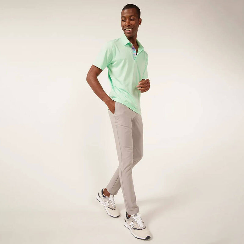 Chubbies The Teal Mint Performance Polo Shirt - Light/Pastel Mint