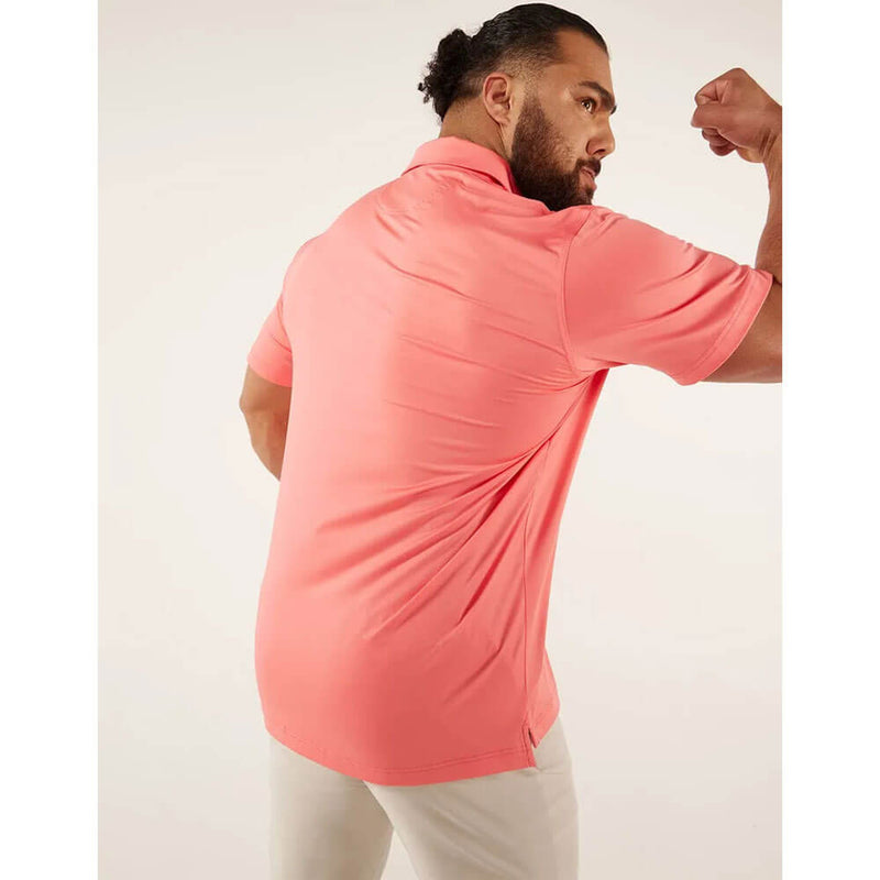 Chubbies The New England Performance Polo Shirt - Coral