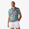 Chubbies The Wild Flower Wonder Performance Polo Shirt - Navy