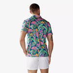 Chubbies The Wild Flower Wonder Performance Polo Shirt - Navy