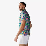 Chubbies The Wild Flower Wonder Performance Polo Shirt - Navy