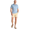 Chubbies The Barkin' Up the Wrong Tree Performance Polo Shirt - Dusty Blue
