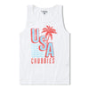 Chubbies The Chub-Spangled Banner Tank Top - Pure White