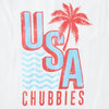 Chubbies The Chub-Spangled Banner Tank Top - Pure White