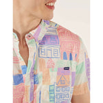 Chubbies The King Street Short Sleeve Sport Shirt - Off White - Pattern Base (Includes Plaids)