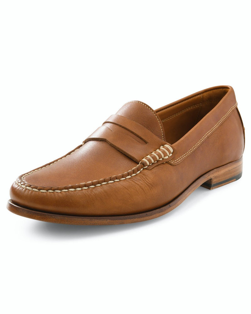 Johnnie-O Clubhouse Penny Loafers - Tan