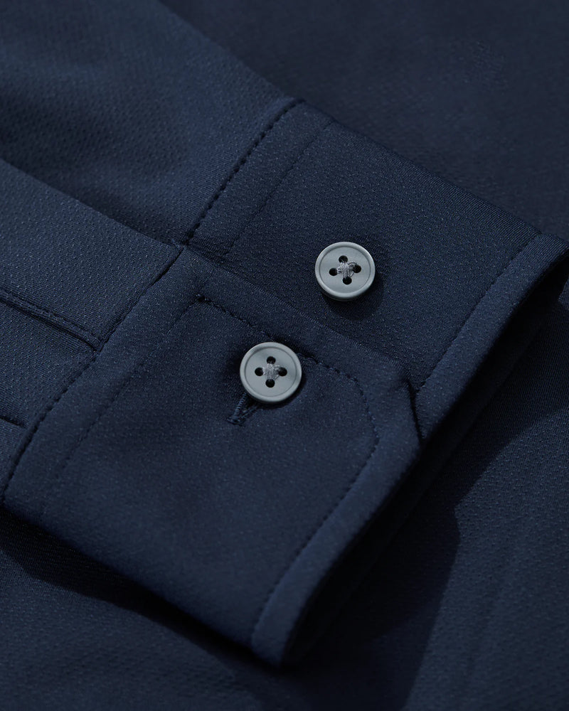 Rhone Commuter Classic Fit Sport Shirt in True Navy Island Trends Rhone Commuter Classic Fit Sport Shirt in True Navy Island Trends