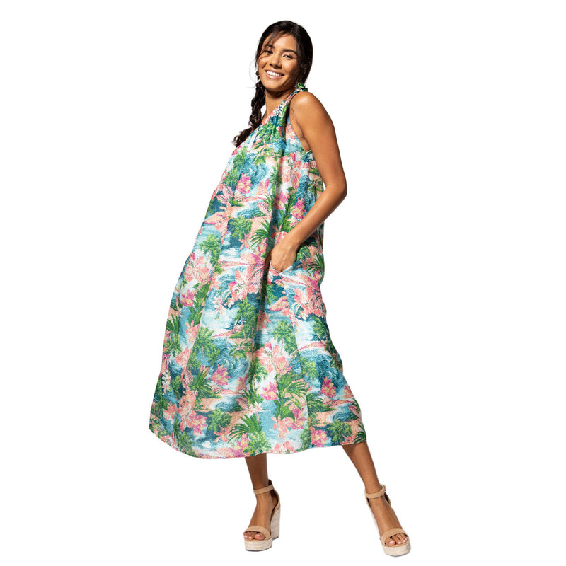 Tori Richard Point Of View Stella Dress - Multi - FINAL SALE