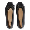 FitFlop Delicato Glitz-Bow Leather Ballet Flats - Black