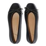 FitFlop Delicato Glitz-Bow Leather Ballet Flats - Black